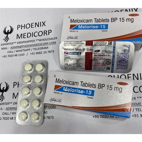 Meloxicam 15mg Statistics