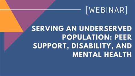 Mental Health Center Support for Specific Populations