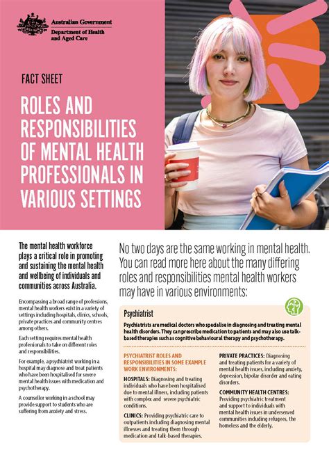 Mental Health Professional Roles