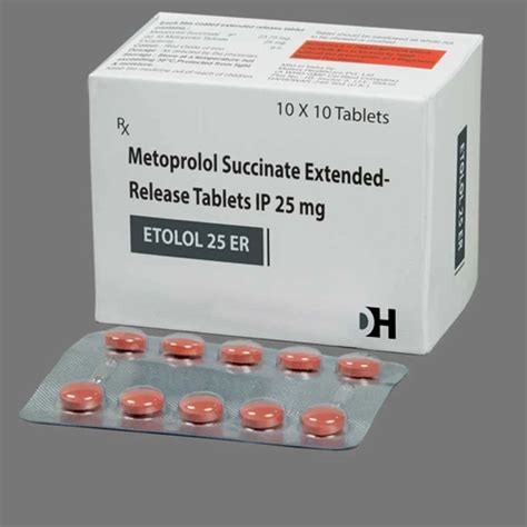 Metoprolol 25mg Tablet