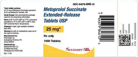 Metoprolol Succinate Side Effects