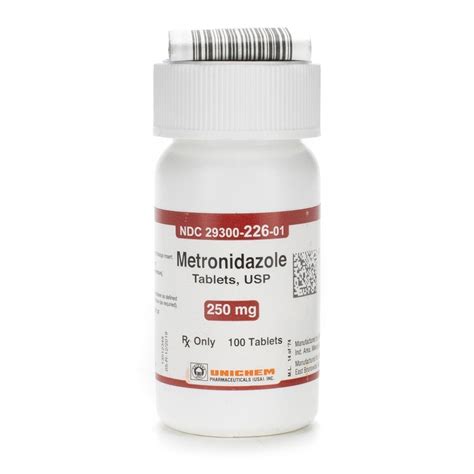 Metronidazole 250mg tablets
