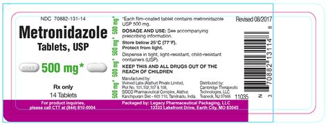 Metronidazole Dosage