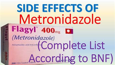 Metronidazole Side Effects