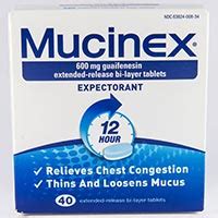 Mucinex Dosage and Administration