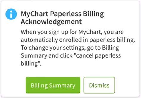 MyChart Online Billing