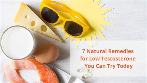 Natural Remedies for Low Testosterone