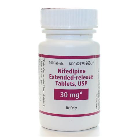 Nifedipine 30 Mg Overview