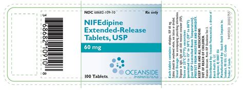 Nifedipine 60 Mg Dosage Guide
