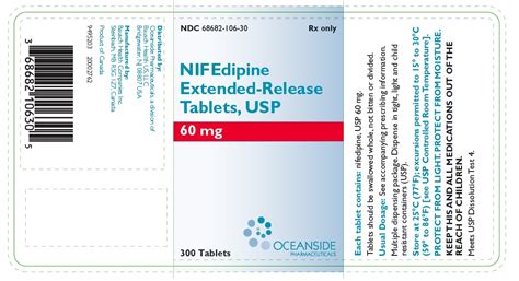 Nifedipine 60 Mg Interactions
