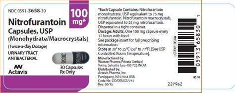 Nitrofurantoin Mono/Mcr 100 Vs Other Antibiotics