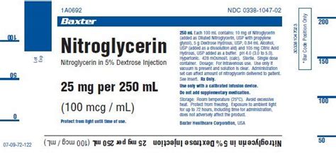 Nitroglycerin Dosage and Administration