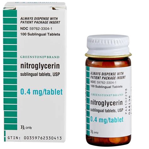 Nitroglycerin and Lifestyle Modifications