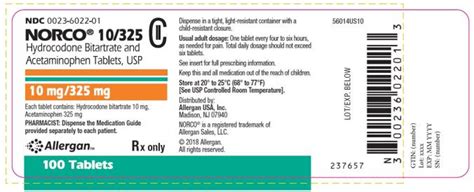 Norco 10mg Benefits