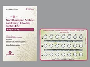 Norethindrone Acetate and Ethinyl Estradiol tablets