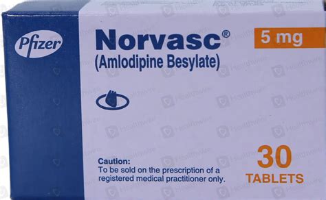 Norvasc 5mg Tablet Dosage