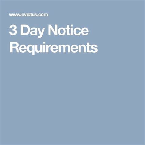 Notice and Certification Requirements