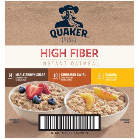 Oatmeal Fiber Content