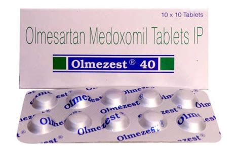 Olmesartan Medoxomil 40mg Tablets
