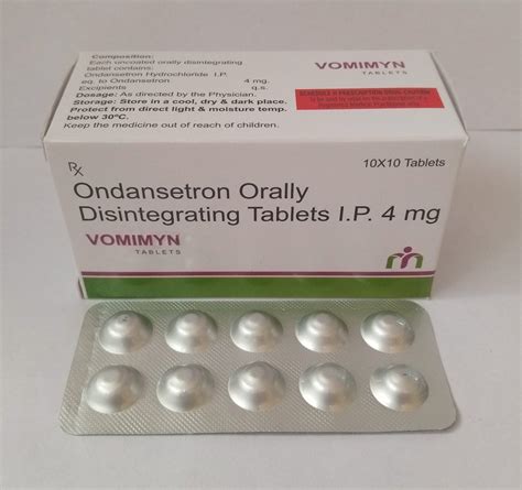 Ondansetron 4mg Orally Disintegrating Tablet