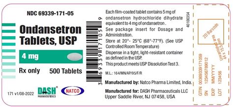 Ondansetron 4mg Tablet Dosage