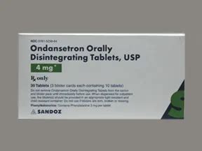 Ondansetron 4mg Tablet Interactions
