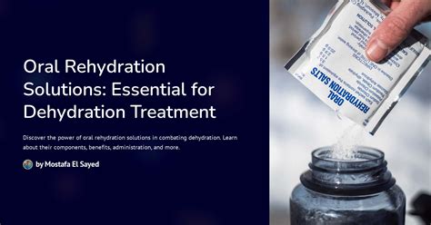 Oral Rehydration Solutions