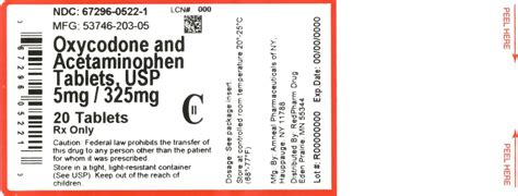 Benefits of Oxycodone Acetaminophen