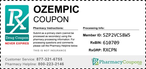 Ozempic Manufacturer Coupon
