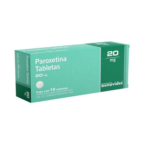 Paroxetina 20 Mg Mechanism of Action
