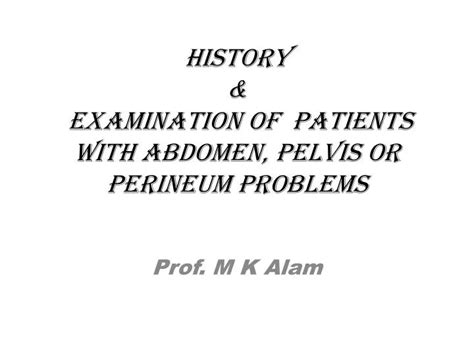 Perineum Problems