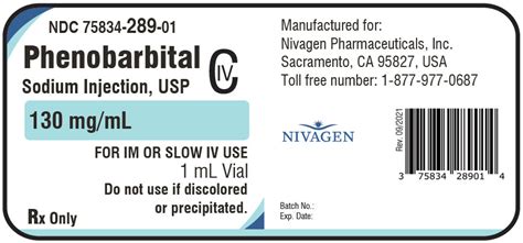Phenobarbital Dosage
