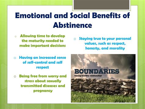 Physical Benefits of Abstinence