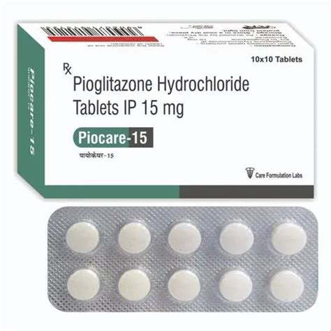Pioglitazone 15mg Dosage