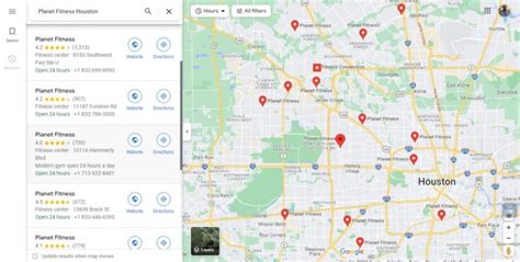 Planet Fitness Near Me Map