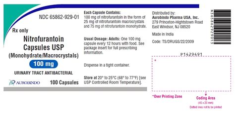 Practical Applications of Nitrofurantoin Mono 100mg