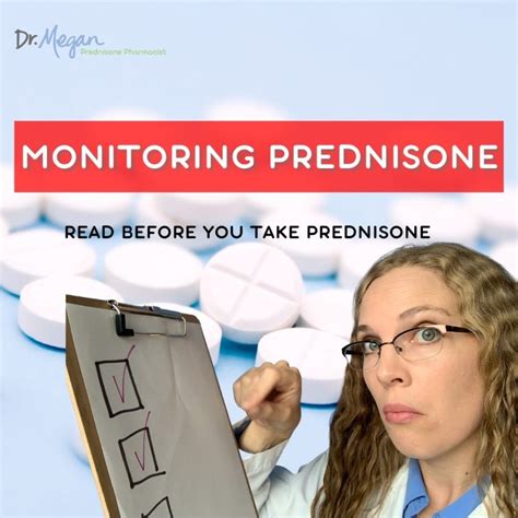 Prednisone monitoring and follow-up