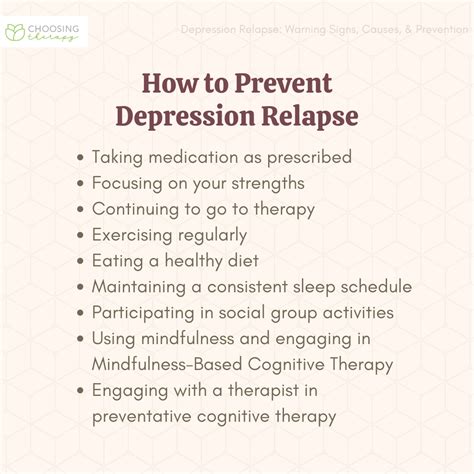 Preventing Depression Relapse