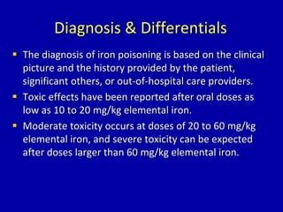 Preventing Iron Poisoning