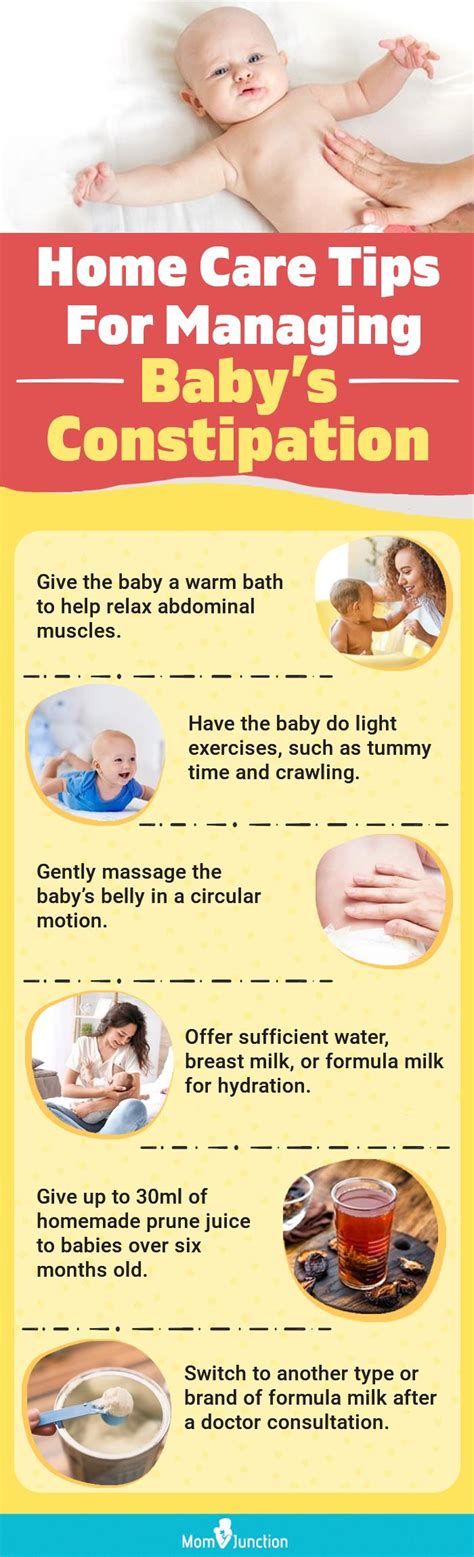 Prevention of constipation in 1-year-old babies