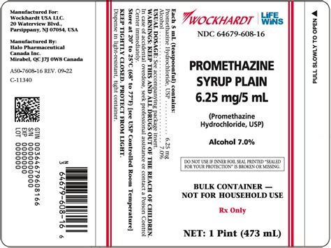 Promethazine Dosage Guidelines