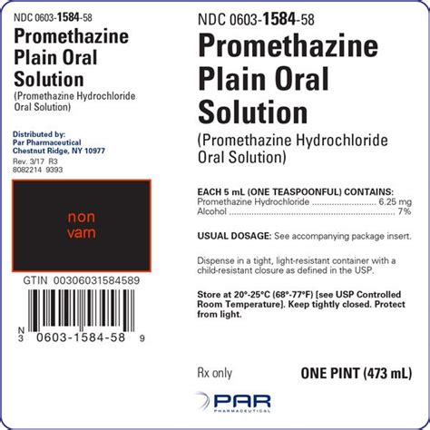 Promethazine Usage