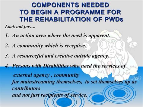 Rehabilitation and Recovery