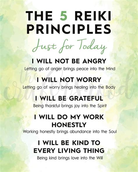 Reiki Principles