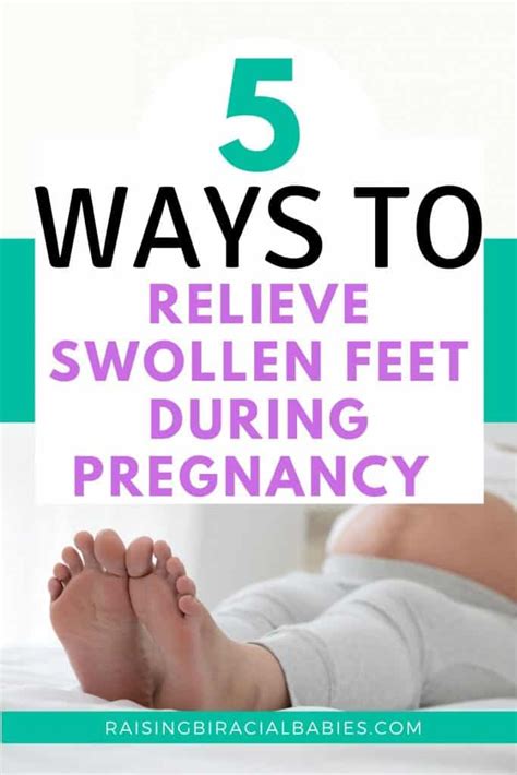 Relief Measures for Swollen Feet During Pregnancy