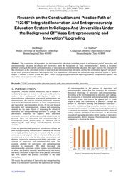 Research and Education