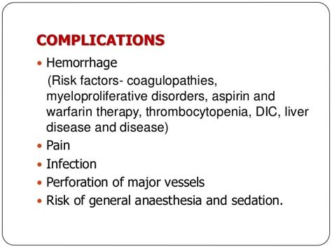 Risks and Complications of Bone Biopsy