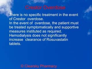 Rosuvastatin Overdose