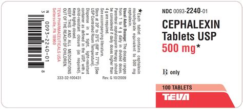 Side Effects of Cephalexin 500mg