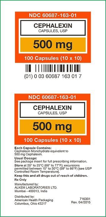 Side Effects of Cephalexin 500mg